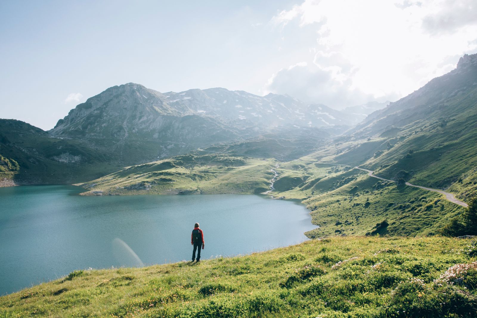 Lechquellenrunde – Blick über den Formarinsee