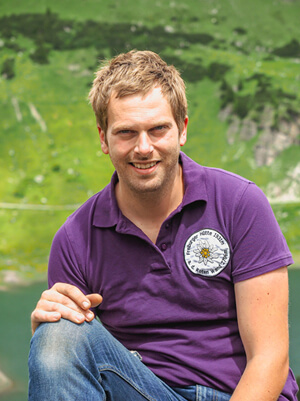 Hüttenwirt und Koch Florian Mittermayr